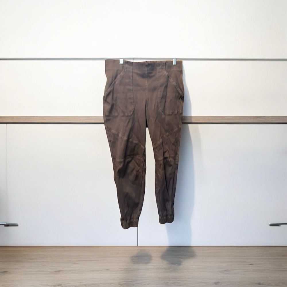 SPANX Stretch Twill Cargo Jogger Gray color XL